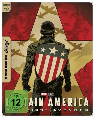 Captain America Mondo 4K Steelbook (Frontansicht)