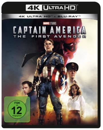 Frontcover zur Captain America 4K Ultra HD Blu-ray Disc