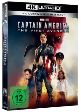 Pappschuber Cover zu Captain America - The First Avenger 4K