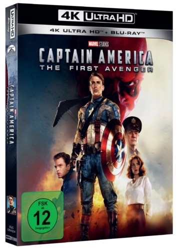 Pappschuber Cover zu Captain America - The First Avenger 4K