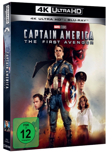 Pappschuber Cover zu Captain America - The First Avenger 4K