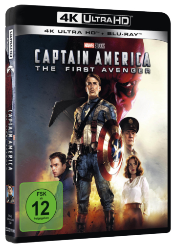 Seitenansicht vom Captain America - The First Avenger 4K Cover