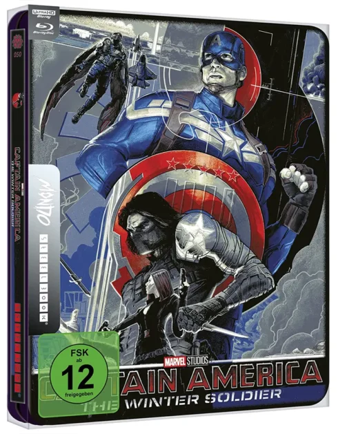 Captain America 2: The Return of the First Avenger – 4K Mondo Steelbook (UHD + Blu-ray Disc)