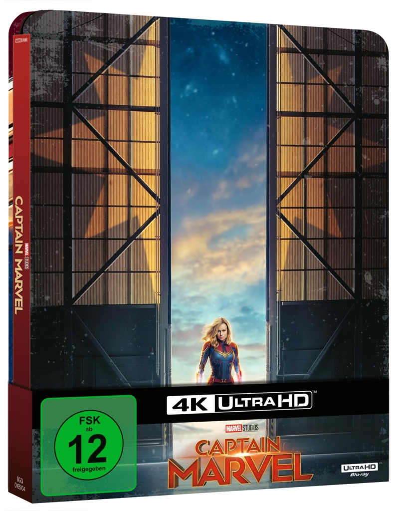 4K Ultra HD-Steelbook zu Captain Marvel mit Schuber