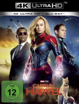 Captain Marvel im schwarzen 4K Ultra HD Keep Case