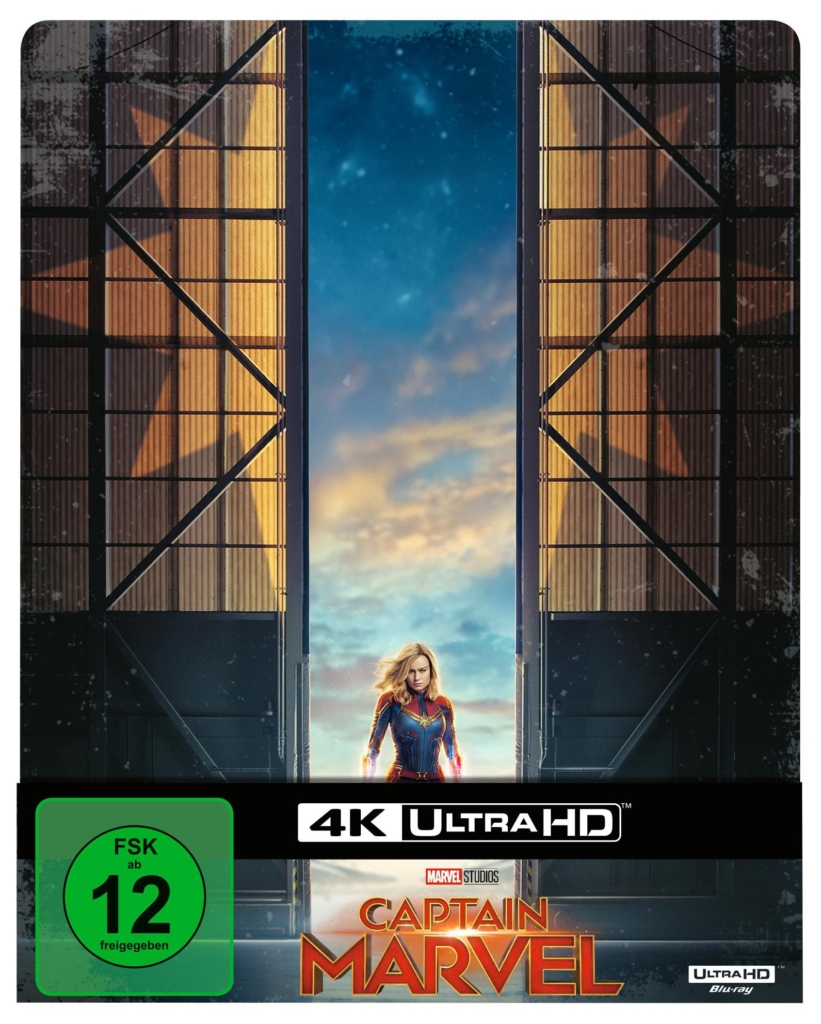 4K-UHD-Steelbook zu Captain Marvel mit Pappschuber