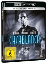 Casablanca 4K Cover der Ultra HD Blu-ray Disc mit Humphrey Bogart