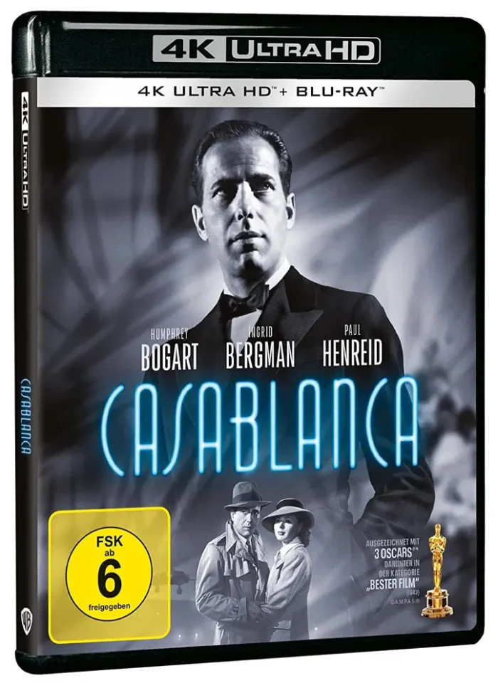 Casablanca – 4K Blu-ray (UHD + Blu-ray Disc)