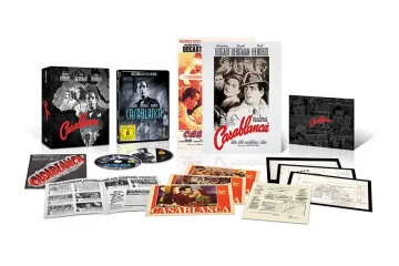 Casablanca 4K Ultimate Collection mit Poster, Artcards, Vintage Artcards und Warner Bros Werbung