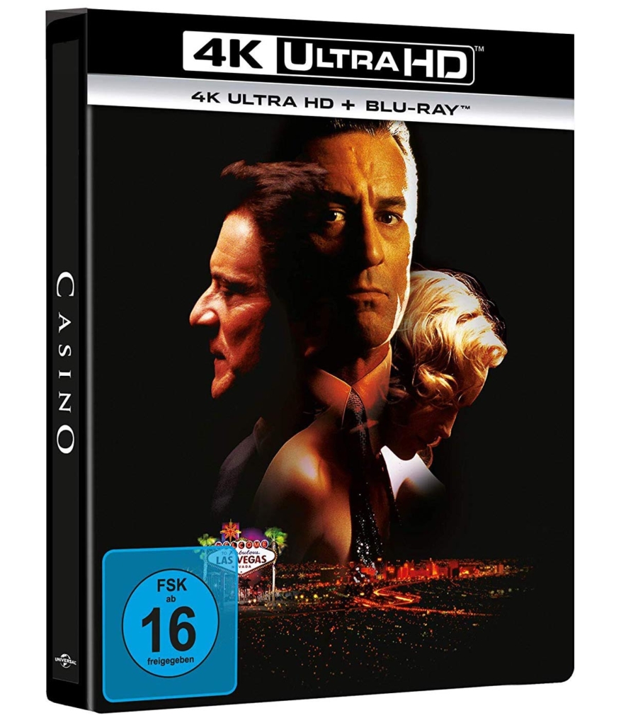 Casino 4K UHD Blu-ray Disc im Steelbook