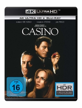 Casino im 4K UHD Blu-ray Keep Case mit Blu-ray Disc
