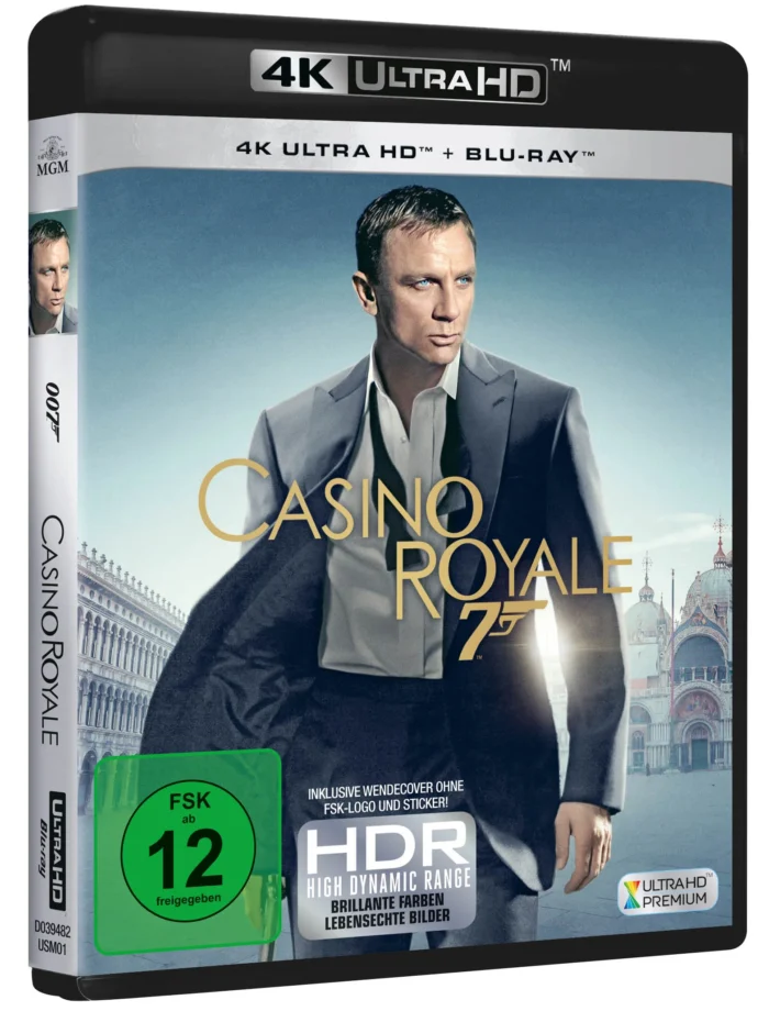 James Bond: Casino Royale – 4K Blu-ray (UHD + Blu-ray Disc)