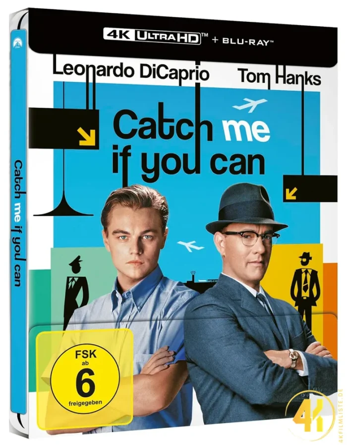 Catch Me If You Can – 4K Steelbook (UHD + Blu-ray Disc)