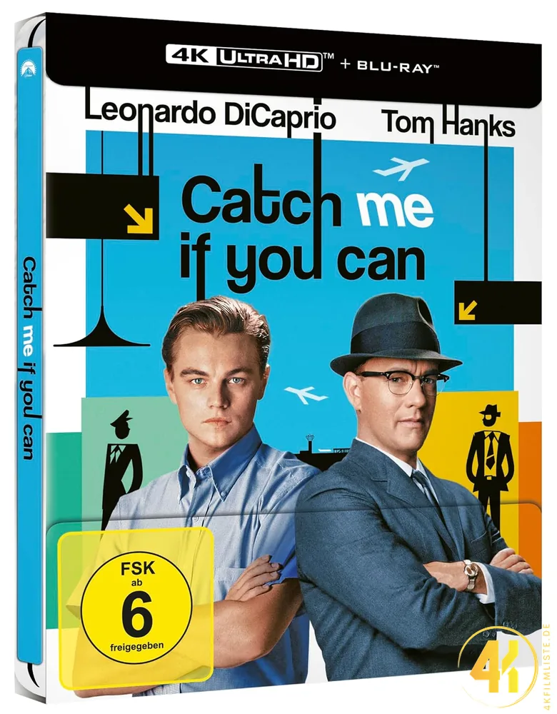 Catch me if you can 4K Steelbook Ultra HD Blu-ray Disc