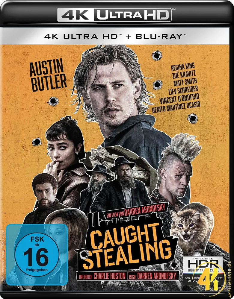 Caught Stealing 4K Blu-ray Ultra HD Blu-ray Disc
