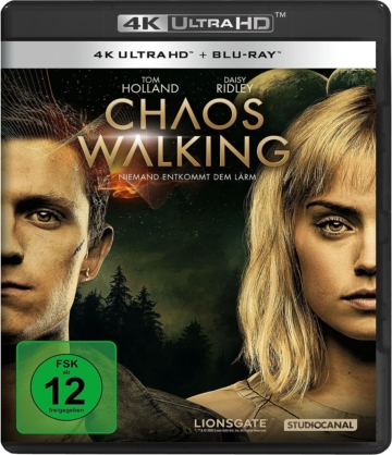 Chaos Walking - 4K Blu-ray (UHD Blu-ray Disc) mit Tom Holland und Daisy Ridley