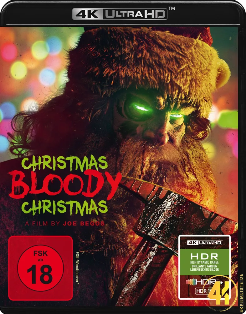 Christmas Bloody Christmas HDR10 Plus 4K Blu-ray Ultra HD Blu-ray Disc
