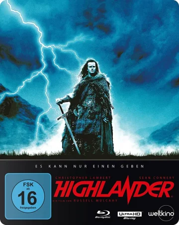Christopher Lambert als Highlander im 4K Steelbook