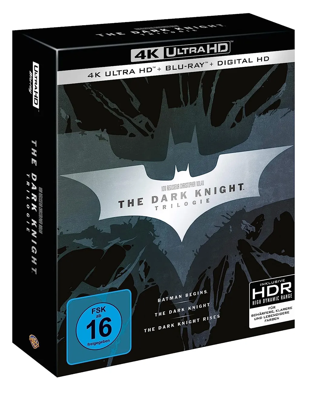 Christopher Nolan: The Dark Knight Trilogy – 4K Blu-ray (UHD + Blu-ray Disc)
