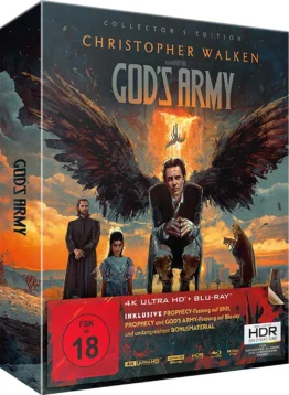 Christopher Walken Gods Army Prophecy 4K Digipak Ultra HD Blu-ray Disc Frontcover
