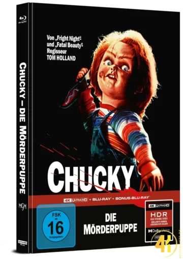 Chucky: Die Mörderpuppe (Cover A) – 4K Mediabook (UHD + Blu-ray Disc)