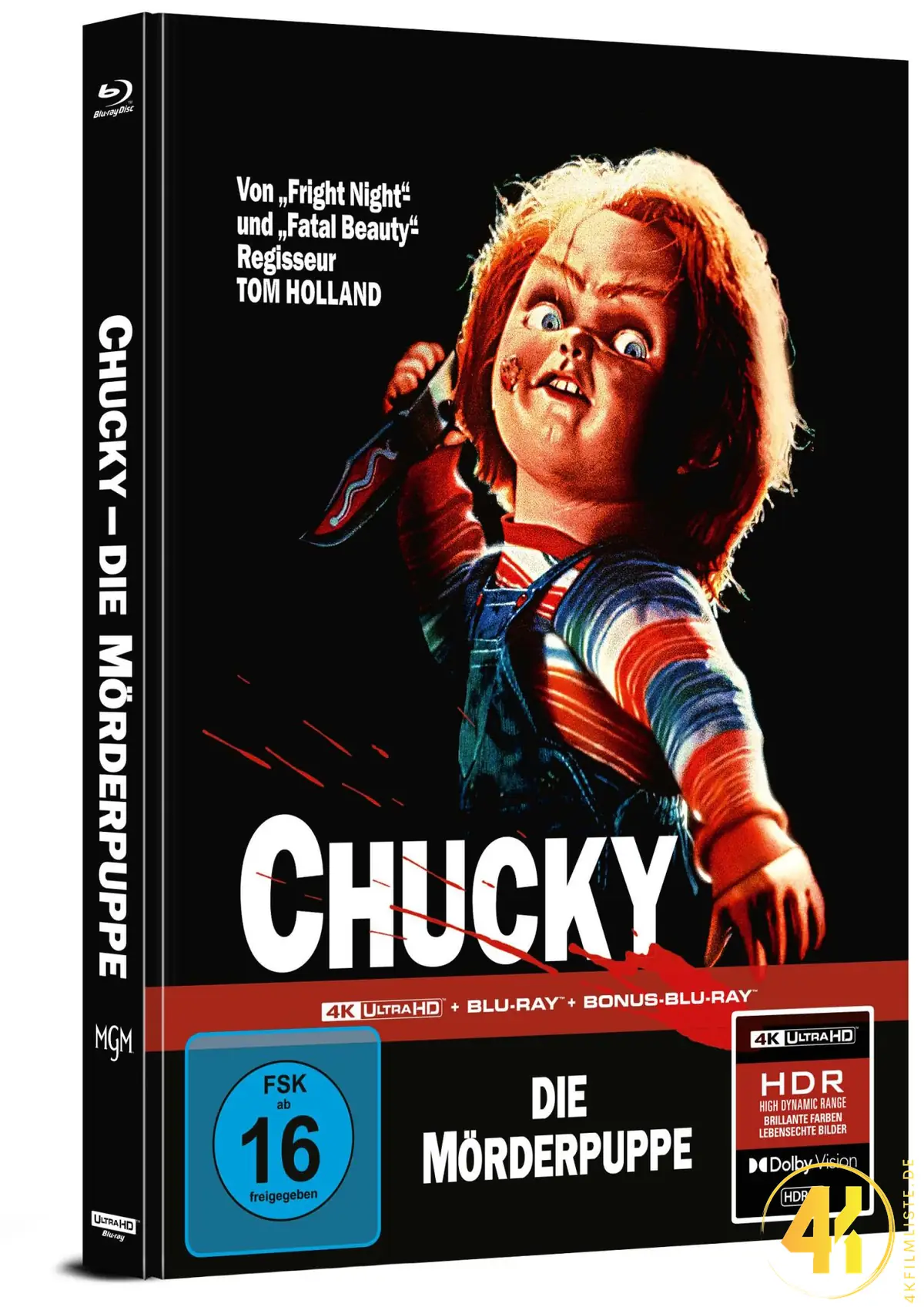 Chucky: Die Mörderpuppe (Cover A) – 4K Mediabook (UHD + Blu-ray Disc)