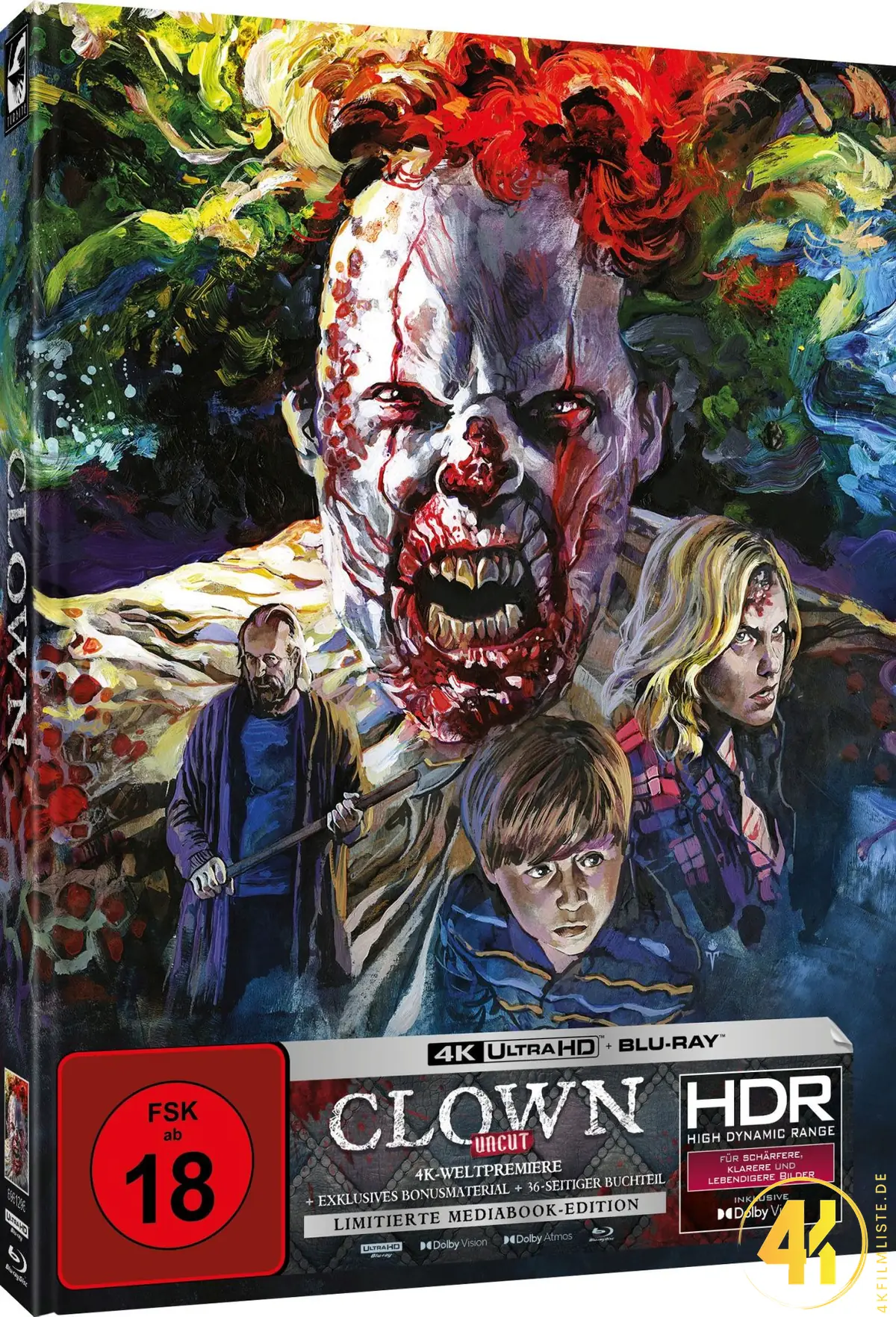 Clown (Cover A) (Timo Würz Cover) – 4K Mediabook (UHD + Blu-ray Disc)