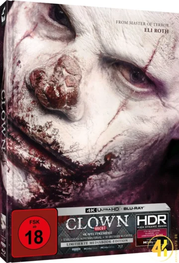 Clown (Cover D) (US Artwork) – 4K Mediabook (UHD + Blu-ray Disc)