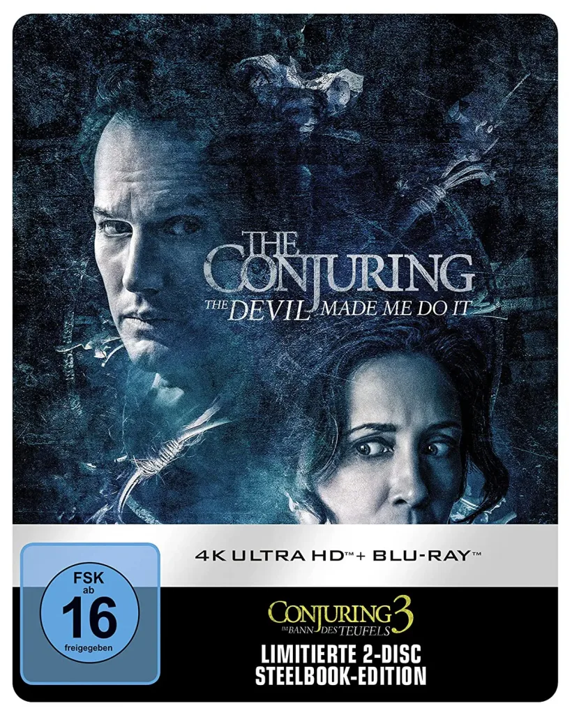 Conjuring 3: Im Bann des Teufels - 4K Steelbook mit Patrick Wilson und Vera Farmiga