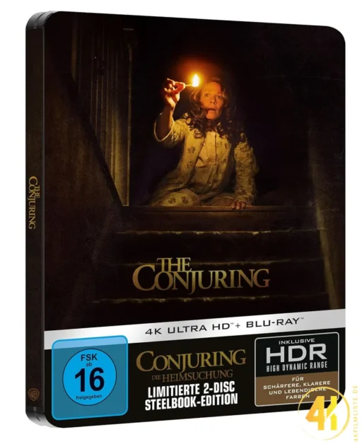 Conjuring Die Heimsuchung 4K Steelbook Ultra HD Blu-ray Disc