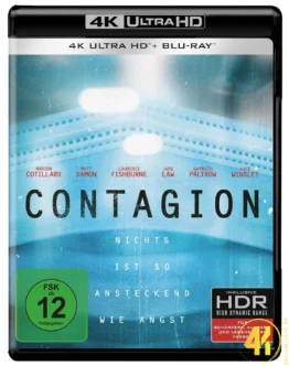Contagion 4K Blu-ray Ultra HD Cover