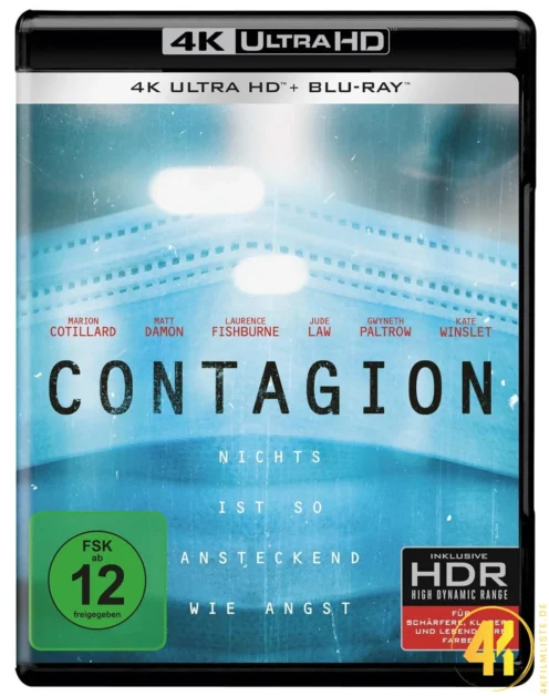 Contagion 4K Blu-ray Ultra HD Cover