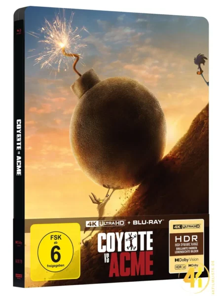 Coyote vs ACME 4K Steelbook Ultra HD Blu-ray Disc