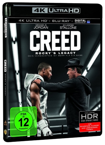 Creed 4K Blu-ray Disc mit Digital Copy (Deutsche Fassung mit FSK Logo)