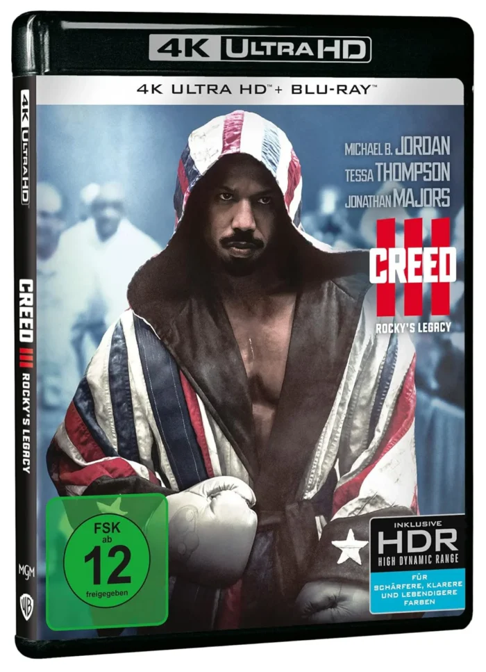 Creed III: Rocky’s Legacy – 4K Blu-ray (UHD + Blu-ray Disc)