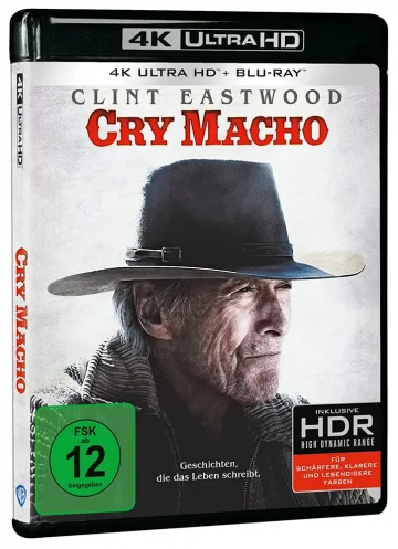 Cry Macho mit Clint Eastwood auf 4K Blu-ray Disc mit Wendecover