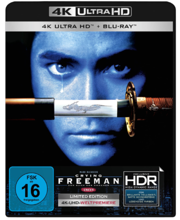 Frontansicht zu Crying Freeman (Film) 4K UHD Limited Blu-ray Edition mit Mark Dacascos