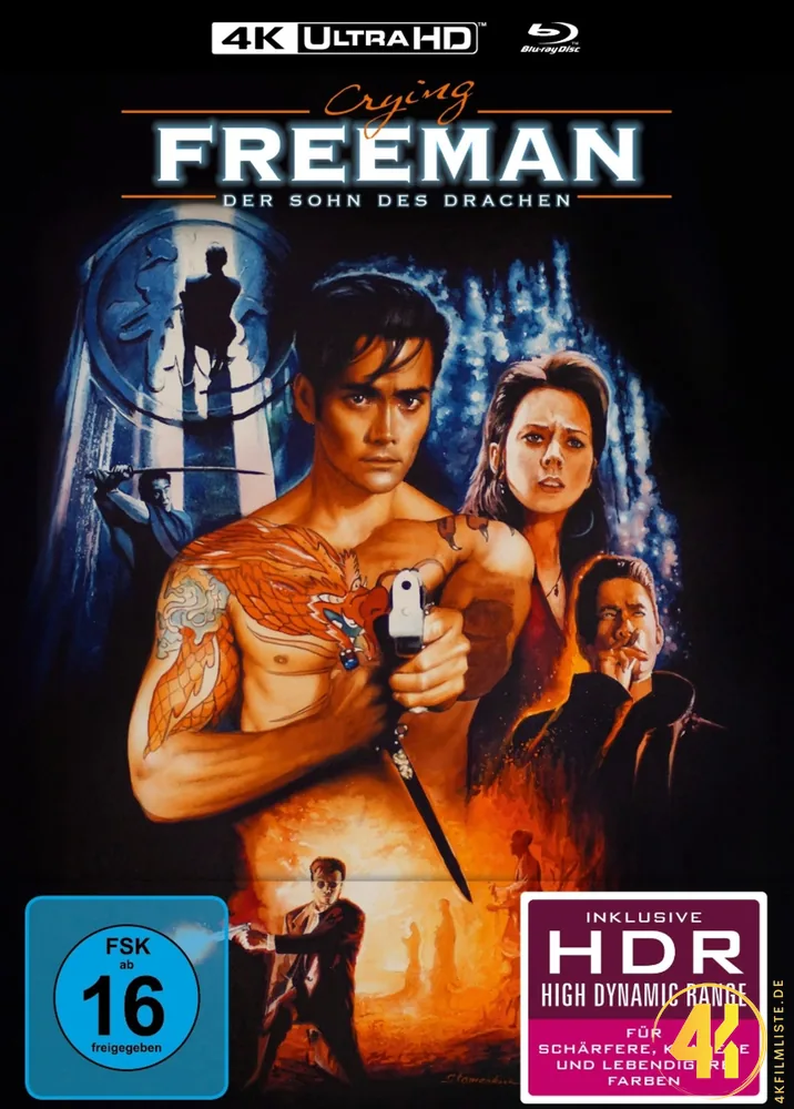 Crying Freeman Der Sohn des Drachen 4K Mediabook Frontcover Ultra HD Blu-ray Disc