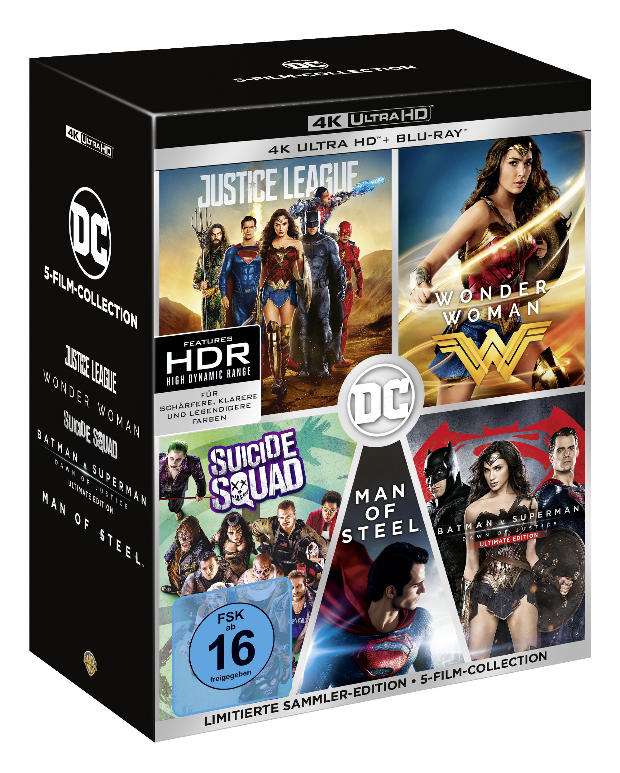 DC 5-Film Collection – 4K Blu-ray (UHD + Blu-ray Disc)