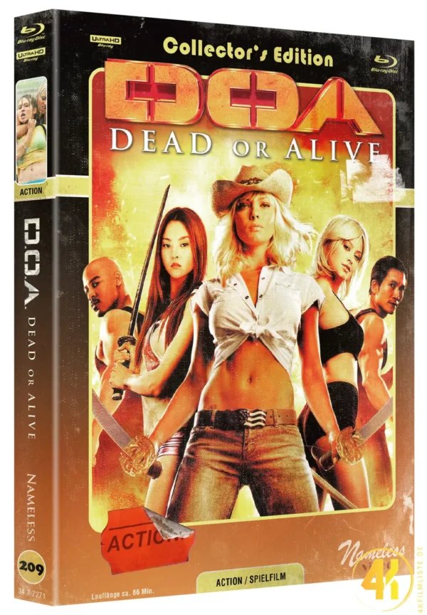 DOA: Dead or Alive (Cover C) – 4K Mediabook (UHD + Blu-ray Disc)