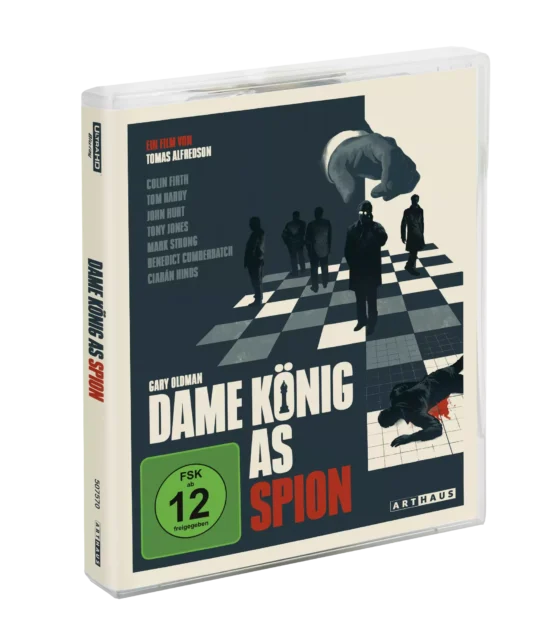 3D-Ansicht Dame, König, As, Spion - 4K Blu-ray Disc (weißes UHD Keep Case)