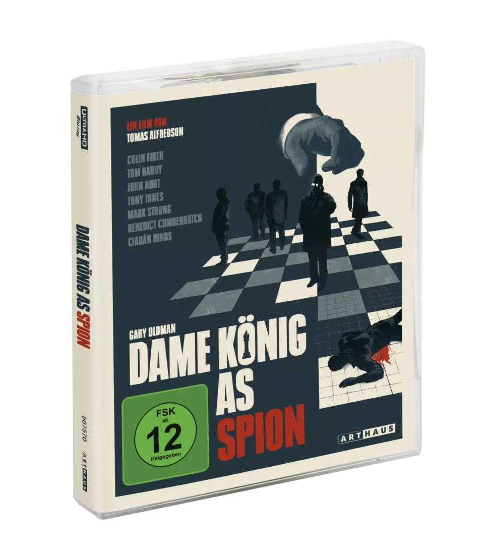 3D-Ansicht Dame, König, As, Spion - 4K Blu-ray Disc (weißes UHD Keep Case)