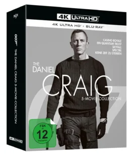 Daniel Craig 5 Movie Collection 4K Ultra HD Blu-ray Disc