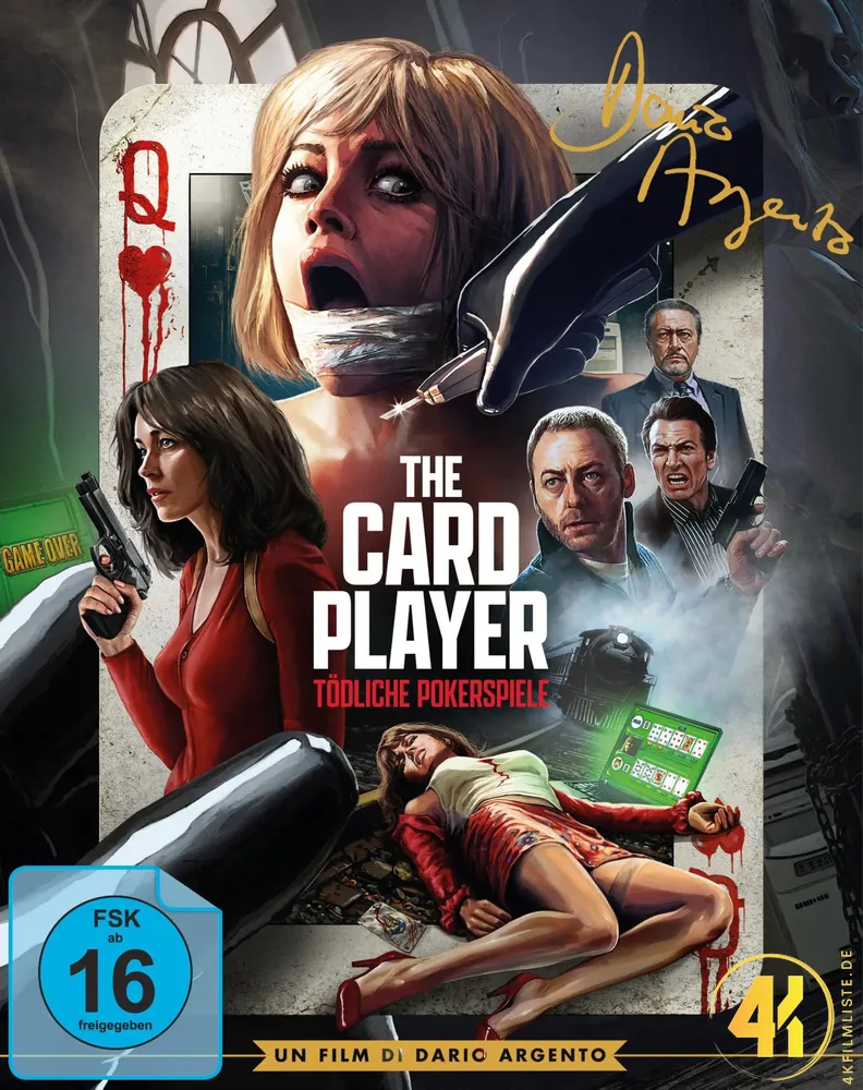 Dario Argentos The Card Player 4K Mediabook Ultra HD Blu-ray Disc