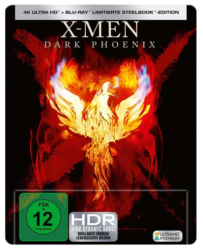 X-Men: Dark Phoenix – 4K Steelbook (UHD + Blu-ray Disc)