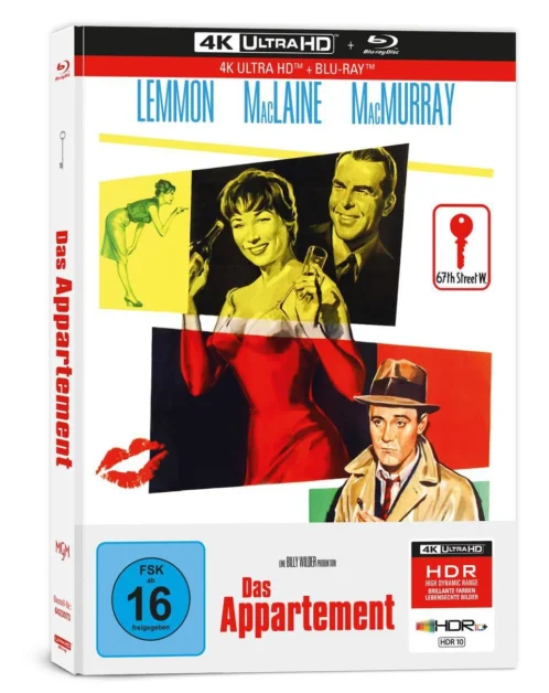Das Appartement – 4K Mediabook (UHD + Blu-ray Disc)