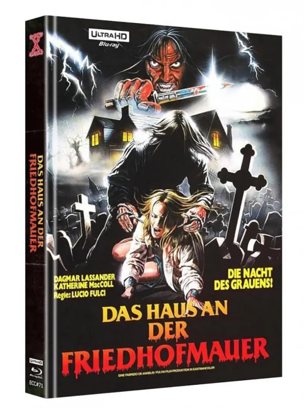 Das Haus an der Friedhofmauer – 4K Mediabook A (UHD + Blu-ray Disc + Audio CD)