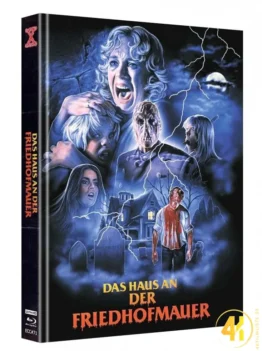 Das Haus an der Friedhofmauer 4K Mediabook Cover F Frontcover Ultra HD Blu-ray Disc