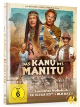 Das Kanu des Manitu 4K Mediabook Seitenansicht Ultra HD Blu-ray Disc