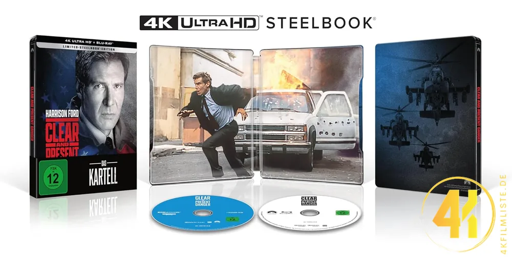 Das Kartell Inlay Backcover 4K Steelbook Ultra HD Blu-ray Disc